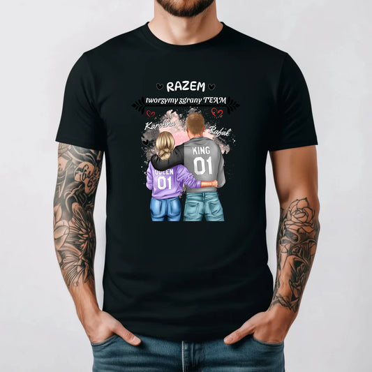 męska czarna