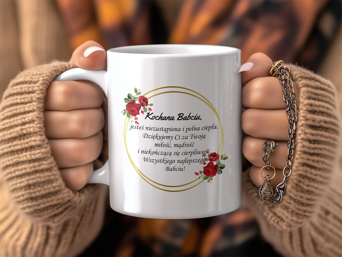 Kubek Personalizowany Dzień Babci i Dziadka (Różne Wzory) KDZ107
