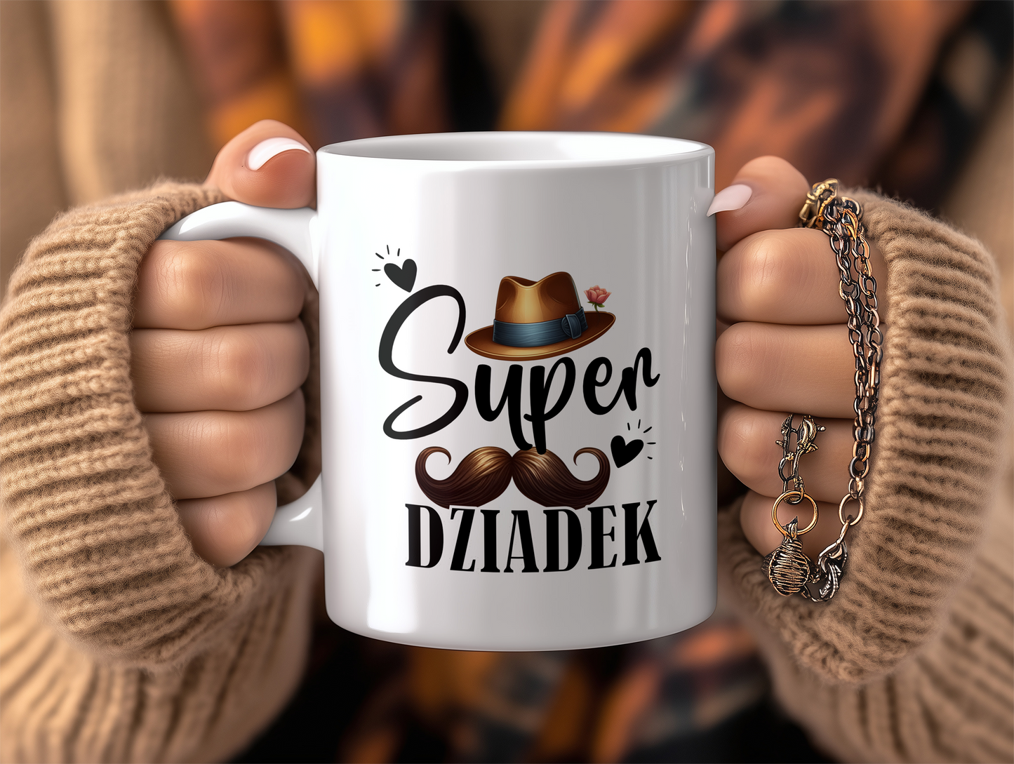 Kubek Personalizowany Dzień Babci i Dziadka (Różne Wzory) KDZ201
