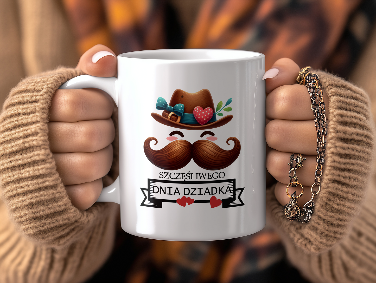 Kubek Personalizowany Dzień Babci i Dziadka (Różne Wzory) KDZ202