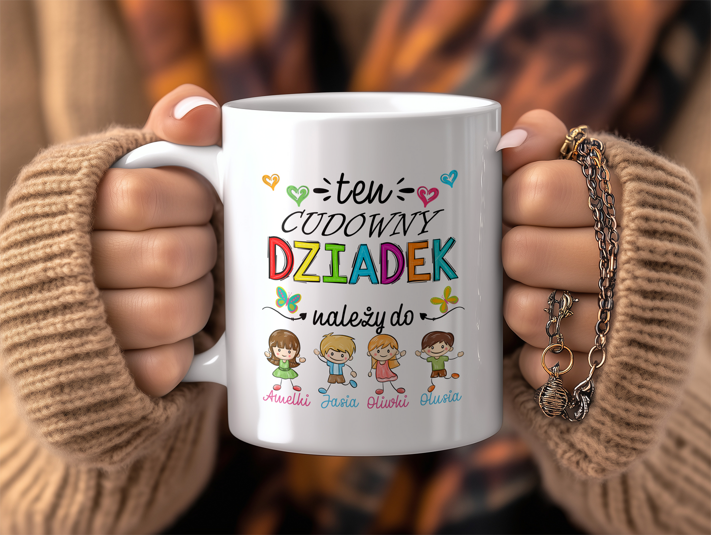 Kubek Personalizowany Dzień Babci i Dziadka (Różne Wzory) KDZ207