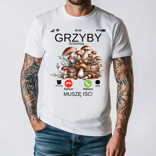 męska biała