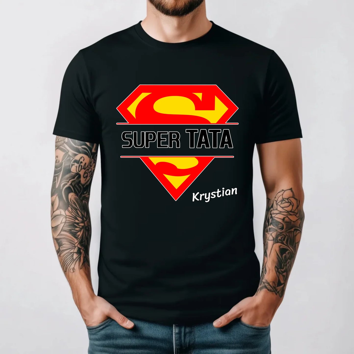 męska czarna