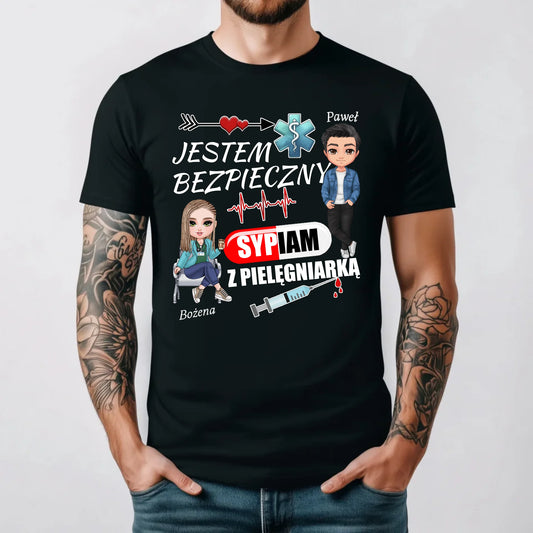 męska czarna